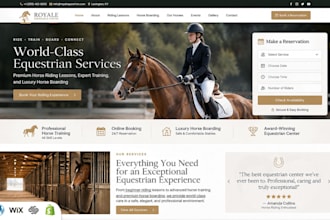 equestrian website horse riding website horse trainer horse farm website