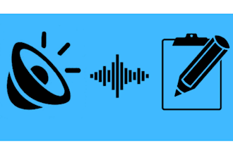 accurately transcribe english audio or video to text