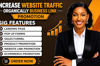 promote your shopify, etsy, amazon, or business website