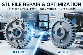 repair, fix, and optimize stl files for flawless 3d printing