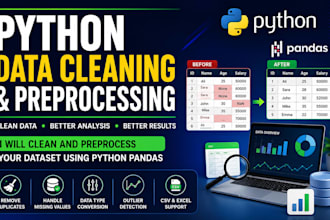 clean and preprocess data using python pandas