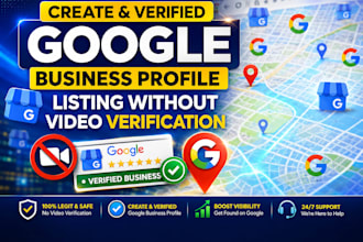 create a verified google business profile for your business