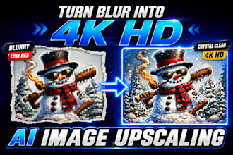 upscale ai artwork or images to 300 dpi print ready file