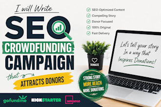 write an SEO crowdfunding campaign that attracts donors