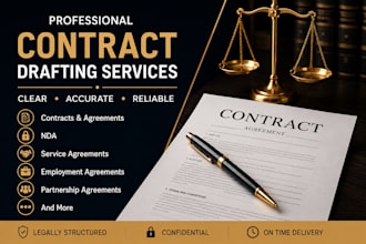 draft professional legal contracts and agreements