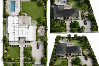 create site plan landscape plan outdoor space planning architecture drawing