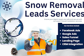 help you to create a snow removal leads websites