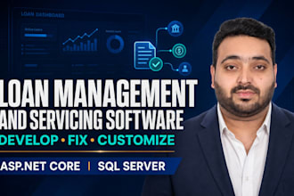 develop and customize loan management and loan servicing software