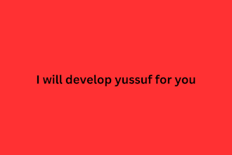 develop yusuf for you
