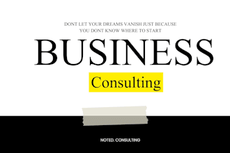 consult you on your business idea