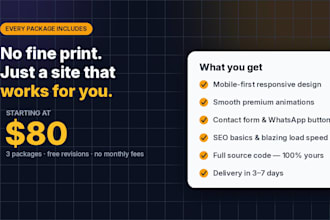 design and build a modern, responsive landing page , website
