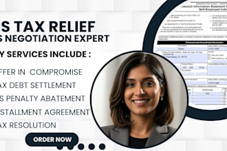 negotiate irs offer in compromise and tax debt relief
