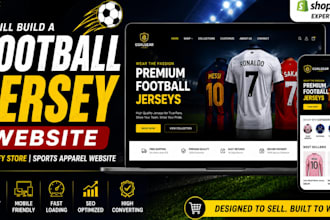 build football jersey website jersey shopify store jersey apparel website