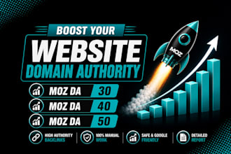 grow your website domain autority moz da 50 plus guaranteed
