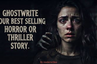 ghostwrite or rewrite your horror thriller