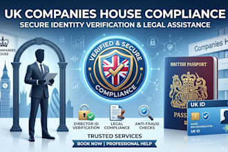 complete UK companies house identity verification as acsp for directors and psc