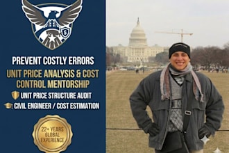 be your mentor for unit price analysis and construction cost control
