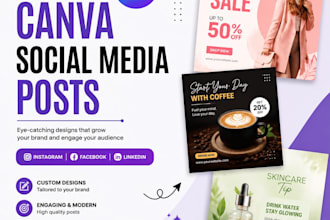 design canva social media posts