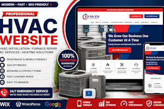 design  wix hvac website hvac installation website furnace repair  website