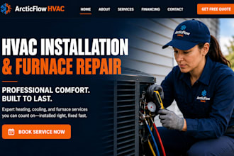 design  wix hvac website hvac installation website furnace repair  website