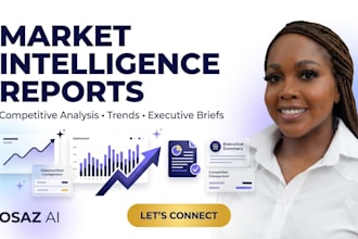 write weekly market intelligence reports