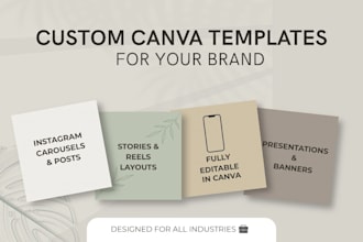 design aesthetics instagram carousels and canva templates