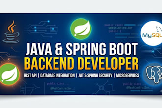 develop scalable backend systems with java and spring boot