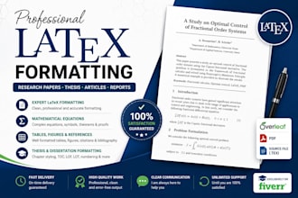 professionally format your research paper, thesis