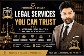 be your lawyer for contracts, legal letters and legal drafting