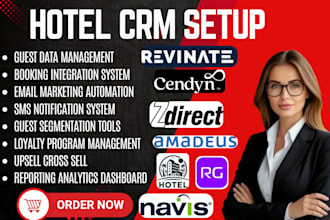 setup hotel crm revinate cendyn guestfolio dailypoint guestware zdirect guestjoy