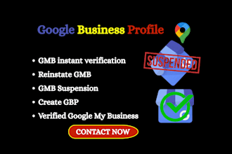 setup instantly verify reinstate optimize rank your google my business profile