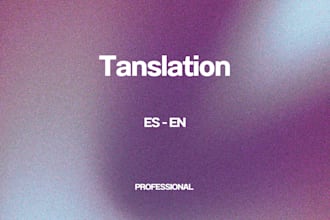 translate 1000 words spanish to english with professional