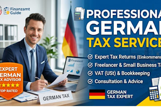 prepare and file your german tax return and tax compliance