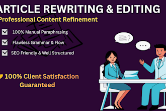 proofread, copyedit, and rewrite your articles or blog posts