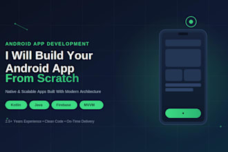develop native android app using kotlin and java