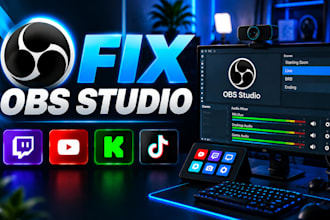 fix obs studio lag audio and streaming issues for twitch youtube kick