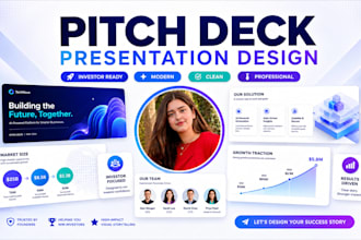 design a stunning investor pitch deck for your startup fundraising round