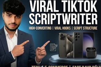 create viral tiktok video script for electronic product ads