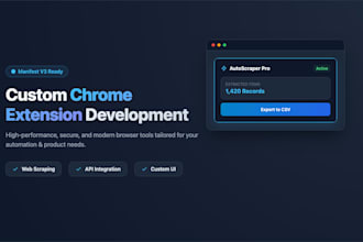 build a custom chrome extension with manifest v3