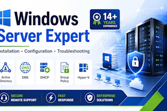 install, configure and troubleshoot windows server ad