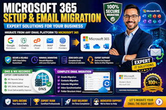migrate google workspace, imap, cpanel, or godaddy email to microsoft 365