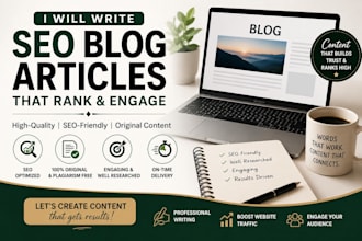 write engaging SEO blog articles and posts