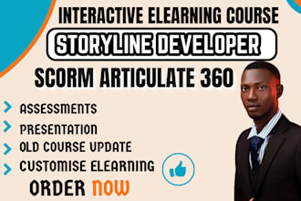 develop your interactive elearning course articulate storyline 360