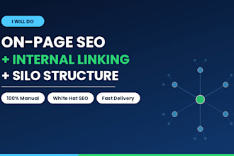 do SEO silo structure and manual linking for your website