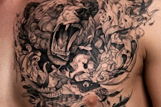 do original traditional oldschool tattoo design