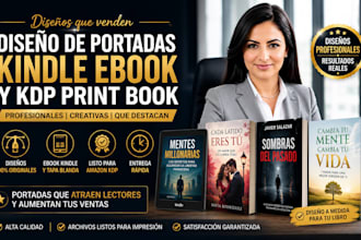 diseno de portadas de libros y deseno de portadas de libros para impresion KDP
