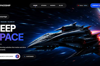design a cinematic ai website using lovable, bolt new for your ai startup