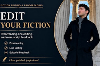 edit and proofread your fiction, short story, or novel chapter