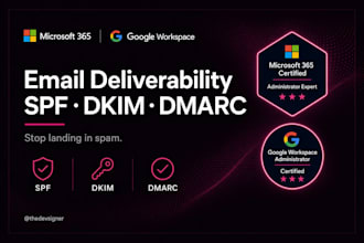 fix your email deliverability with spf, dkim and dmarc setup