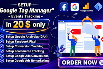 setup google tag manager or ga4 event tracking